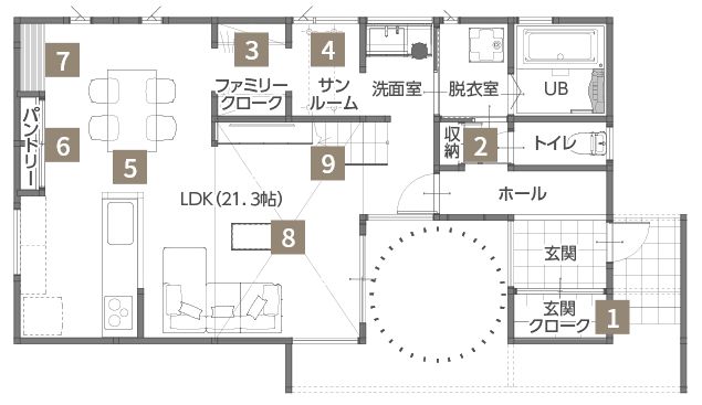 間取り 1階