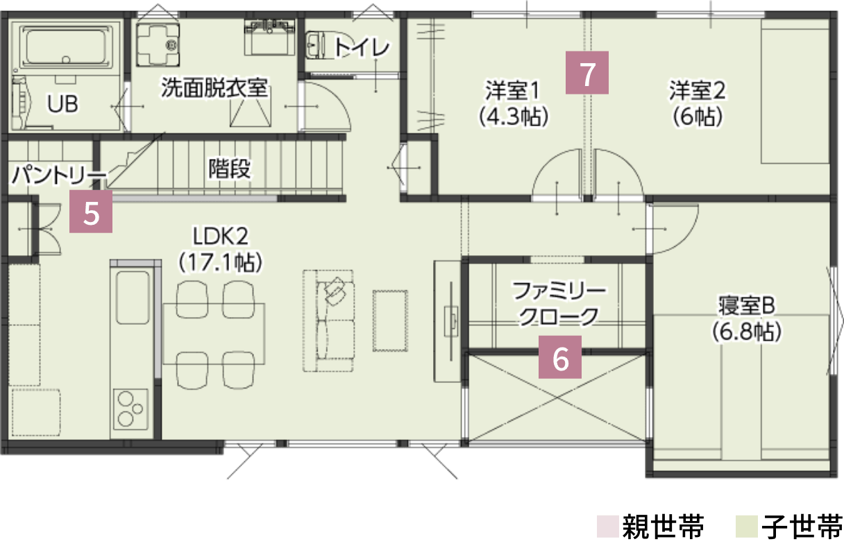 間取り 2階